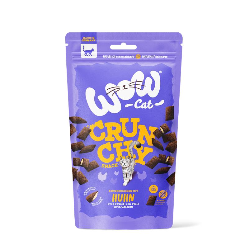Wow Cat Crunchy Snack mit Huhn