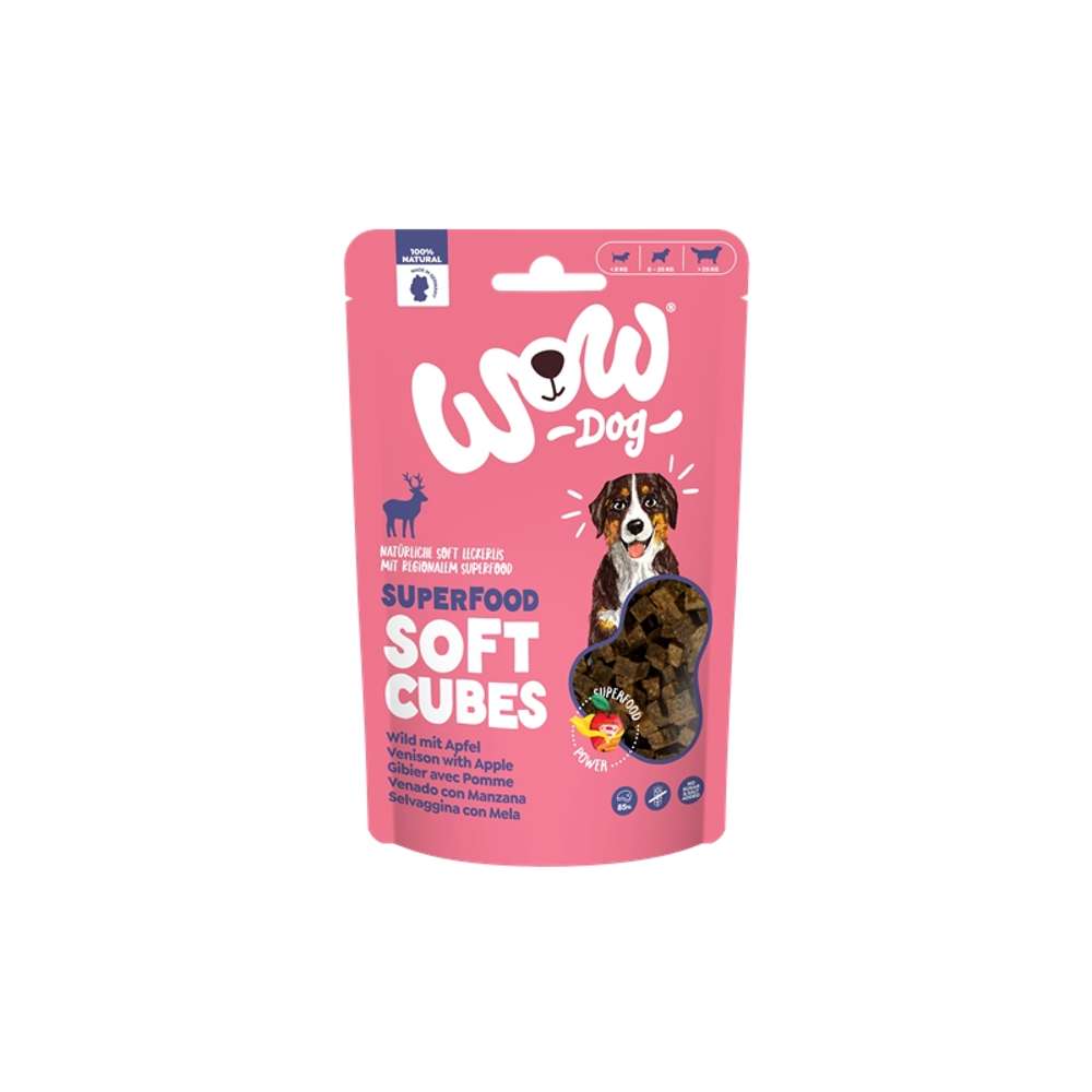 WOW DOG - SUPERFOOD Soft Cubes 6x150g
