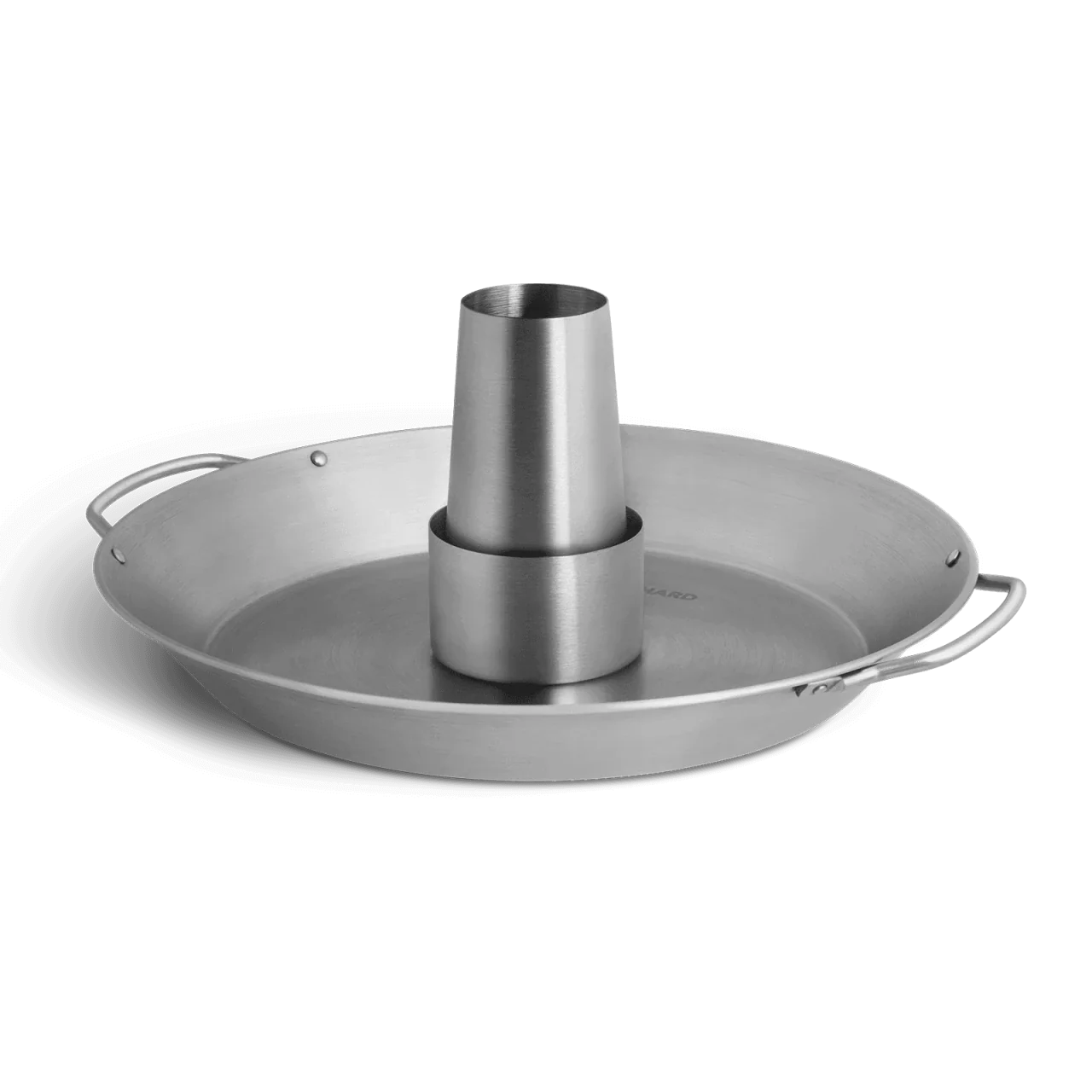 Edelstahl Hähnchenbräter mit Gemüsepfanne