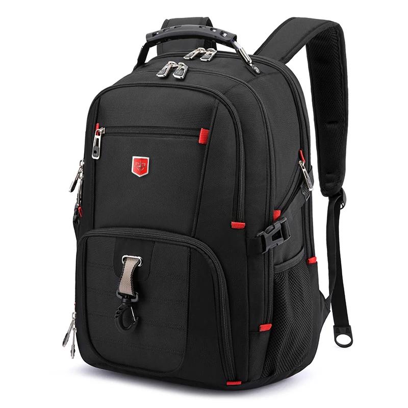 Wasserdichter Schweizer Rucksack für Herren, 15,6/17 Zoll Laptop-Rucksäcke, Schulreisetaschen, große Kapazität, Business-Rucksack, Mochila 17 inch