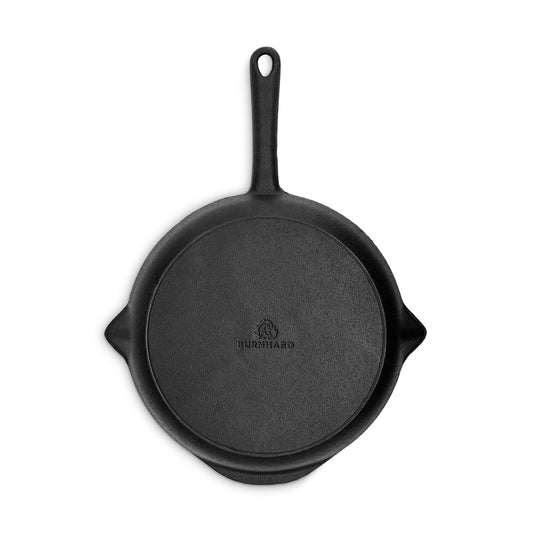 Gusseiserne Bratpfanne mit Griff