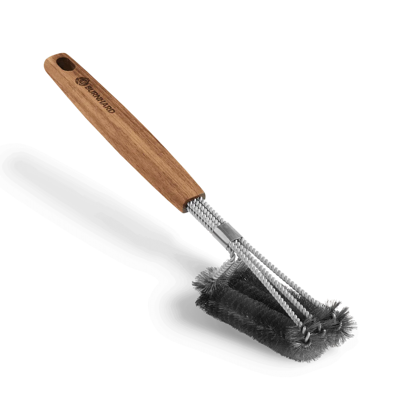 Akazienholz Grillbürste mit 3 Borsten