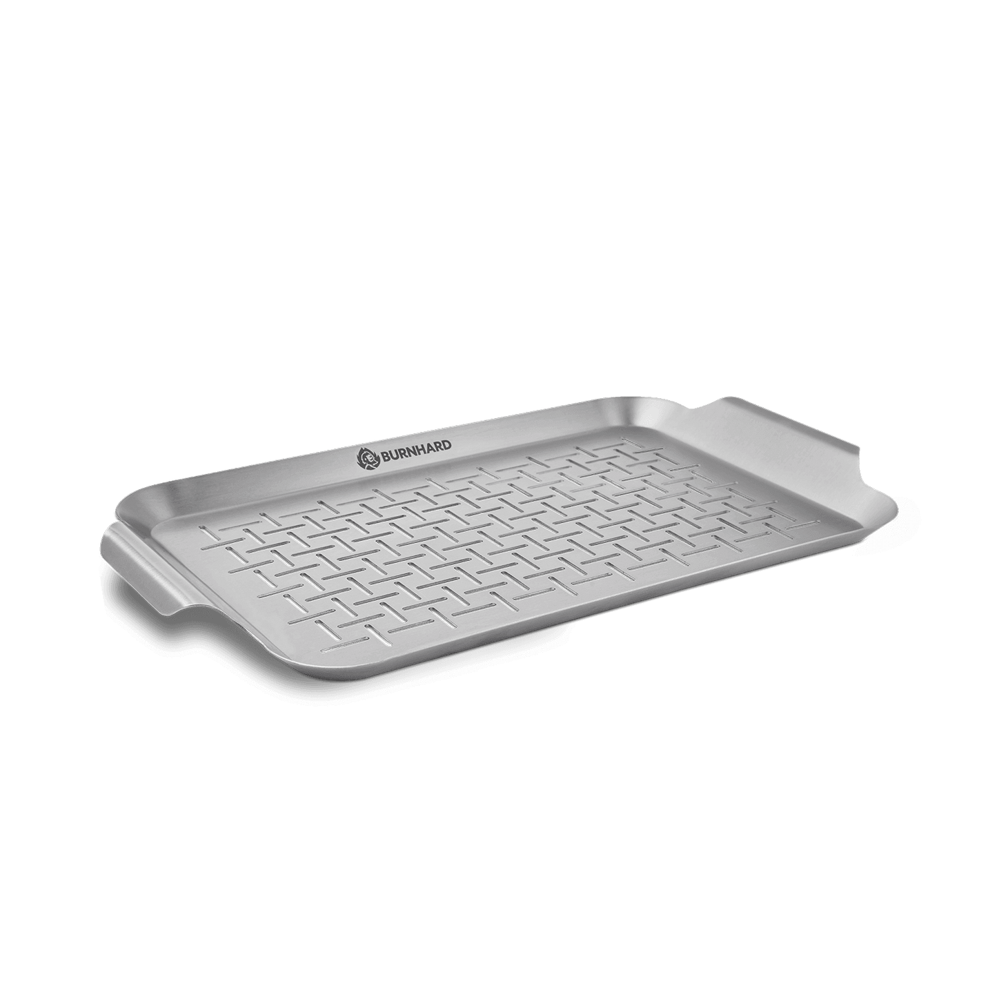 Edelstahl Grillschale groß 42,5 x 25 x 2 cm