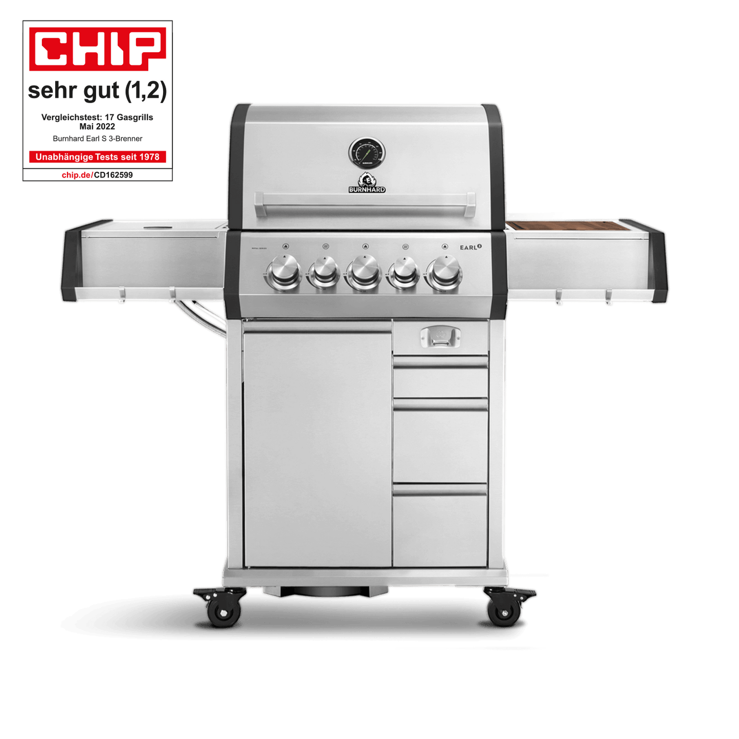 EARL Premium-Gasgrill 3-Brenner