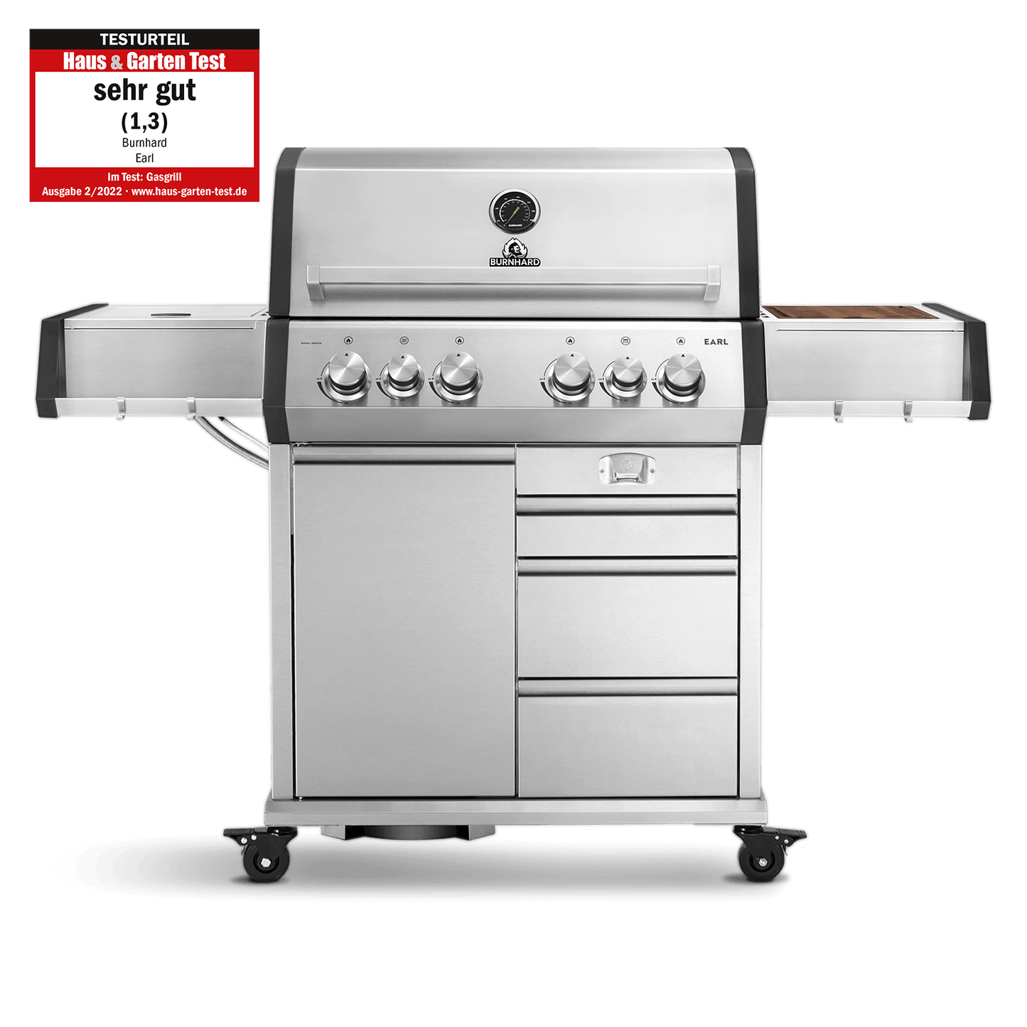 Big EARL Premium-Gasgrill 4-Brenner