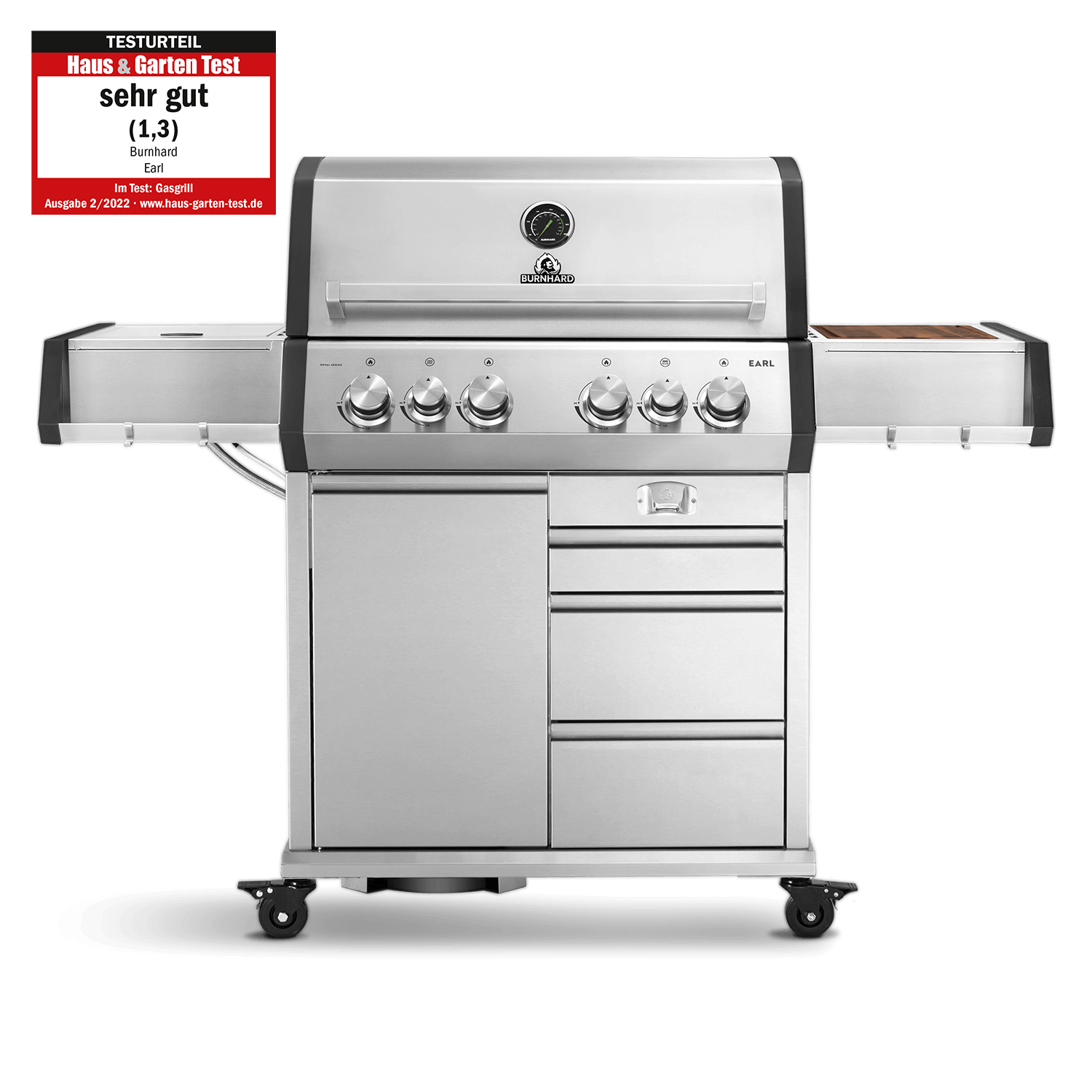 Big EARL Premium-Gasgrill 4-Brenner
