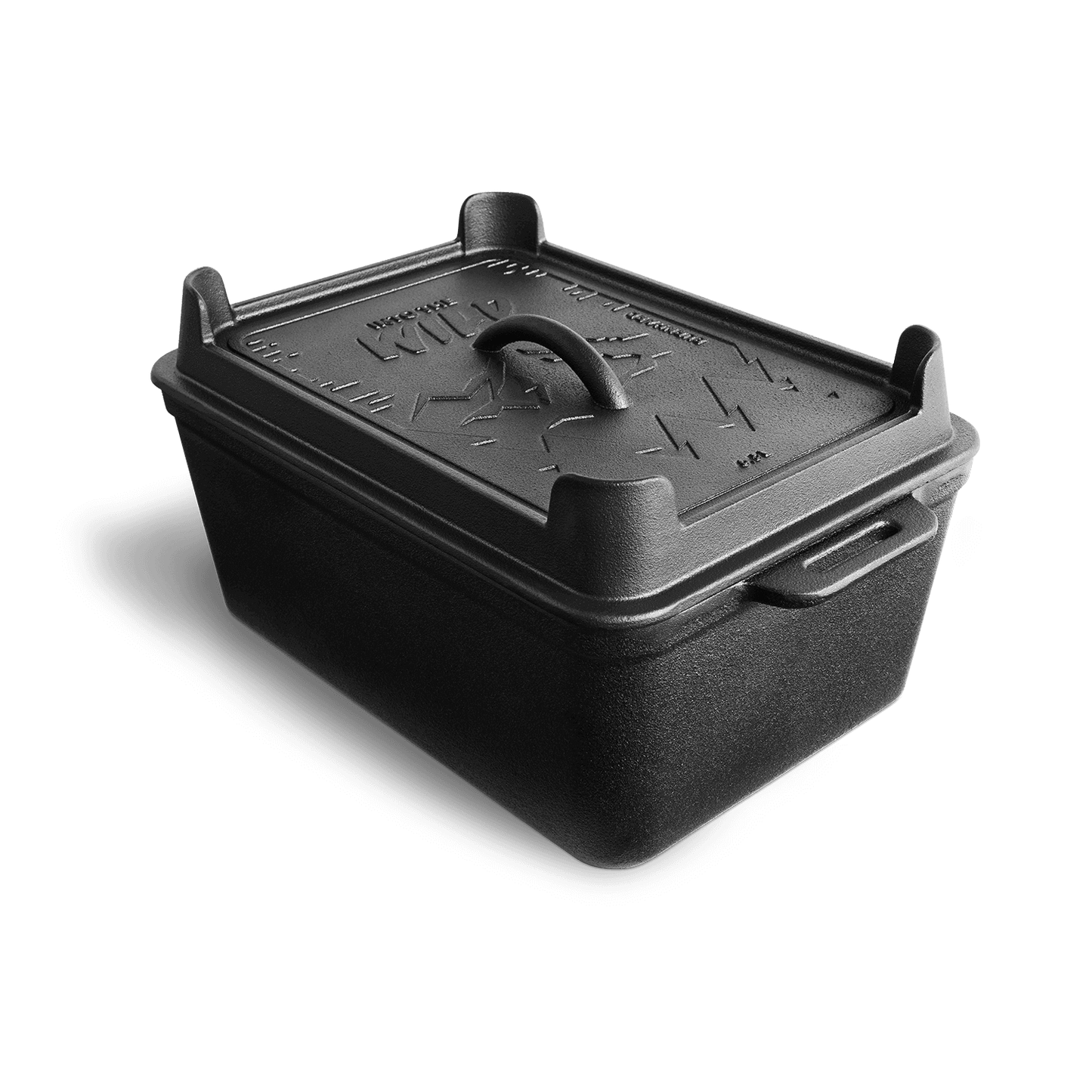 Gusseisen Kastenform mit Deckel