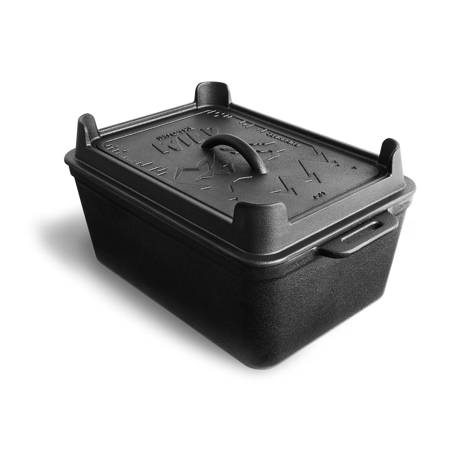 Gusseisen Kastenform mit Deckel