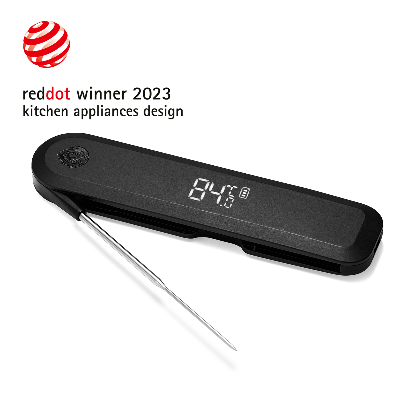 Einstich-Thermometer, klappbar