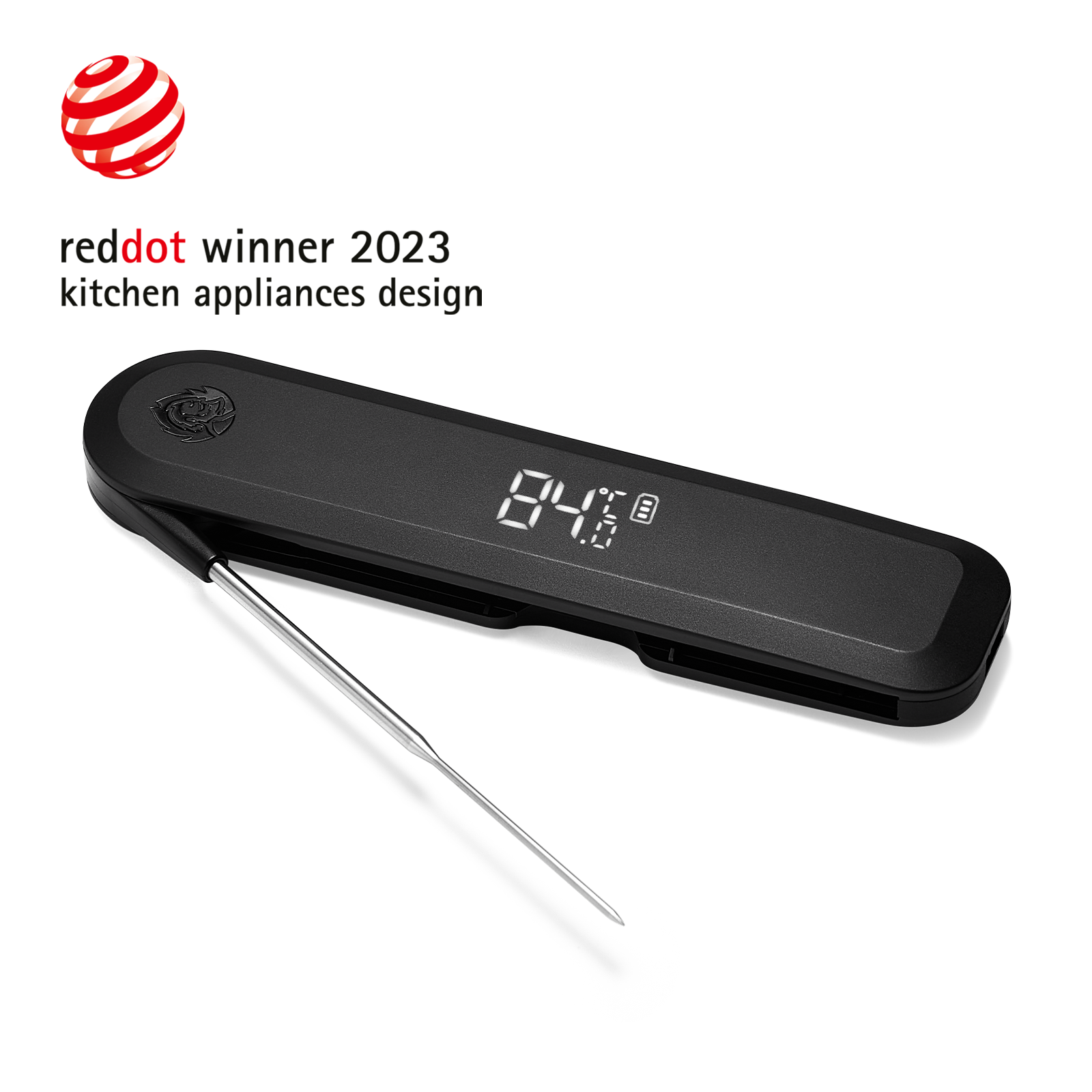 Einstich-Thermometer, klappbar