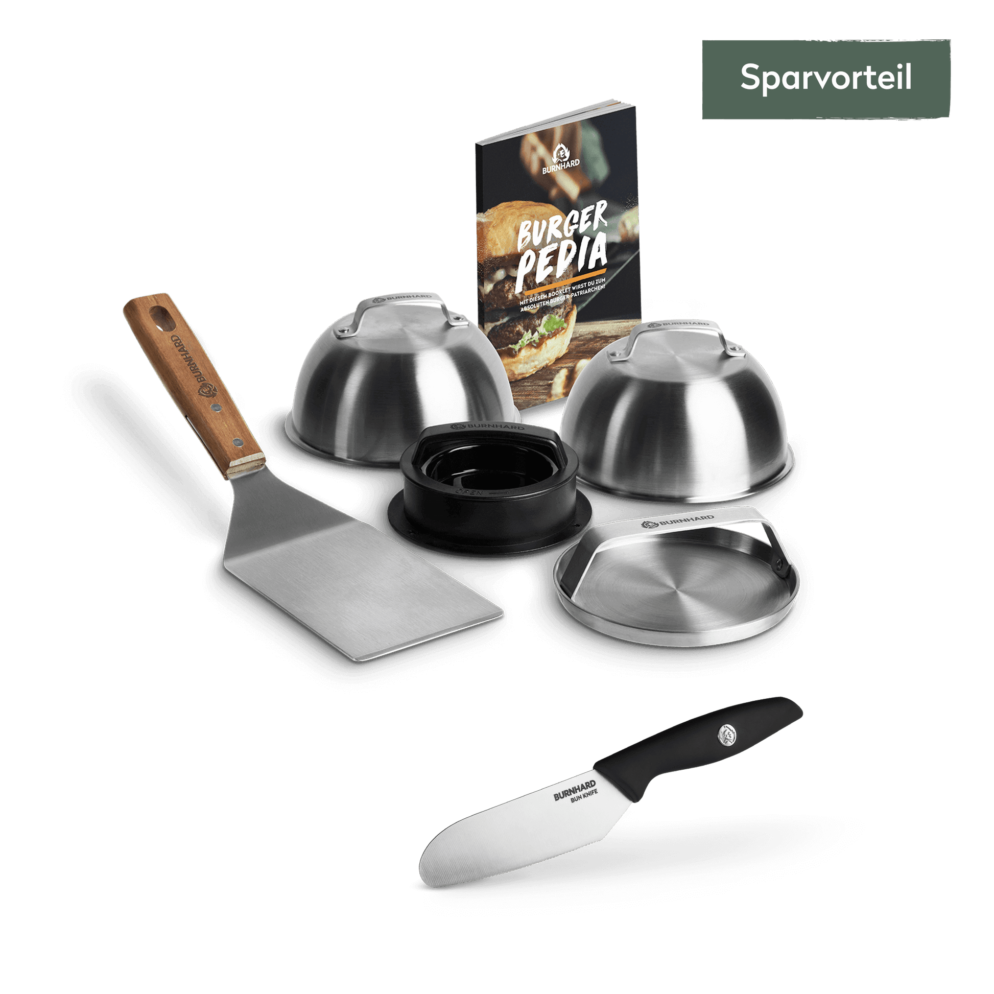 Ultimatives Burger-Set 6tlg. | inkl. Burger Bun Knife