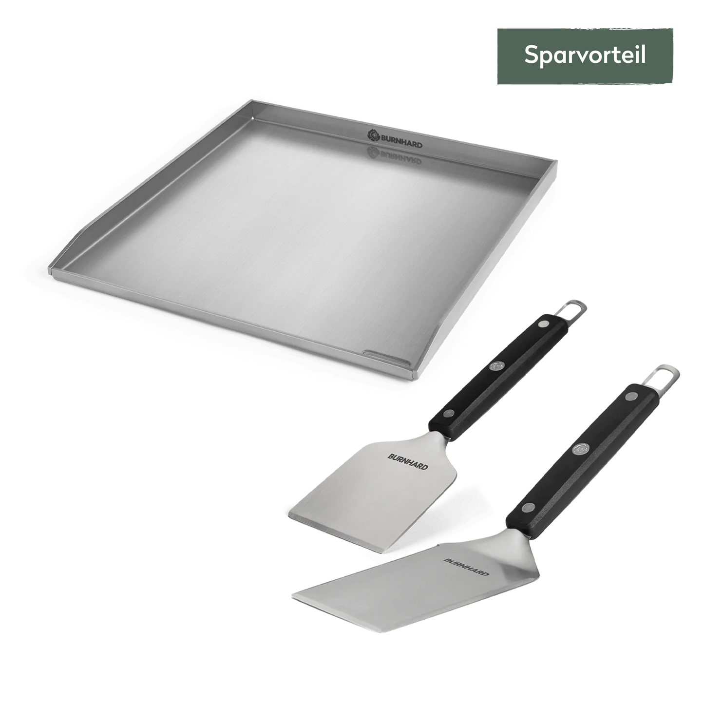 Plancha Set mit 2tlg. Grillspachtel und Grillschaber