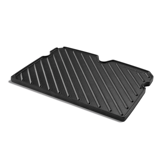 Grillplatte Gusseisen beidseitig