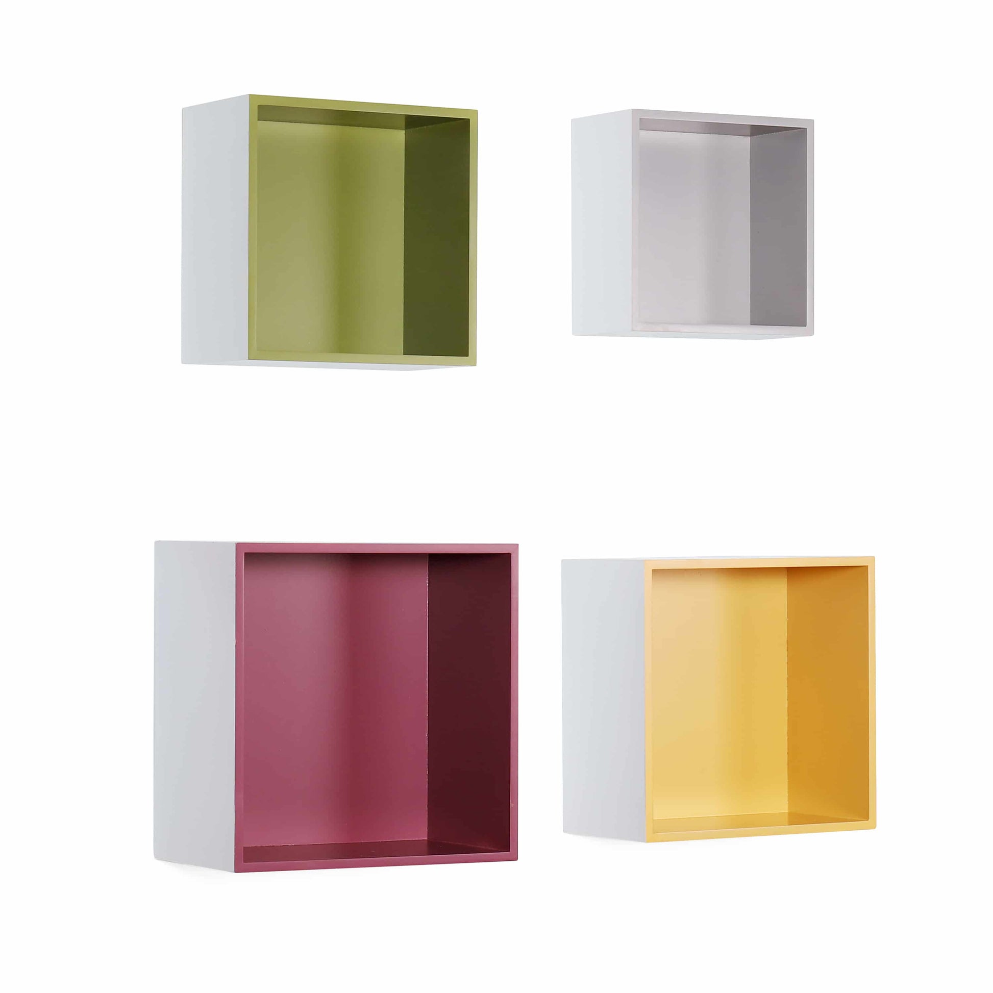 Wandregal Quadro 210 Multi 4er-Set