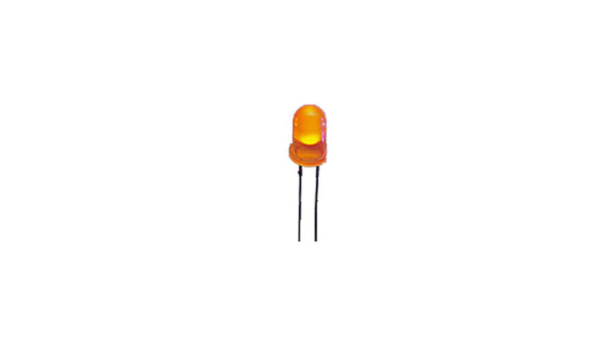 Kingbright Superhelle 3 mm LED, Orange, 1.300 mcd