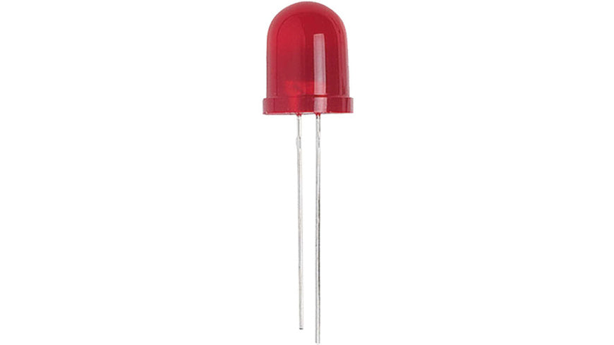10x Superhelle LED 10 mm Rot