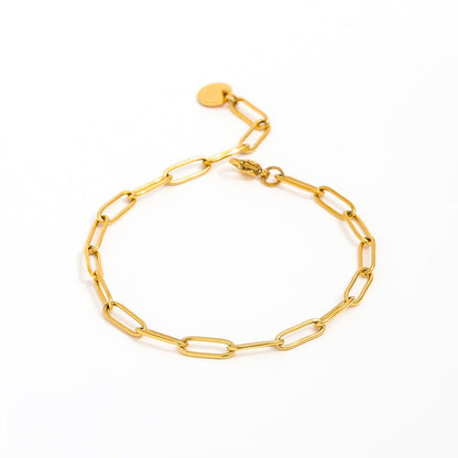 Ilaria Short Paperclip Bracelet