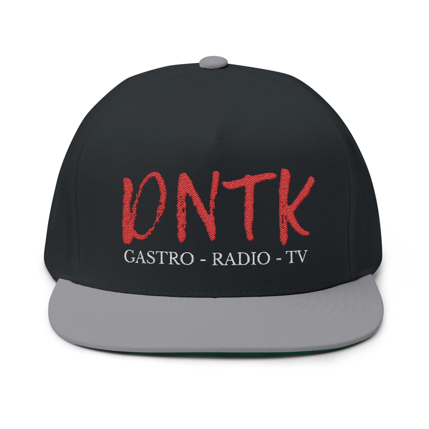 DNTK Flat Bill Cap - Gestickt