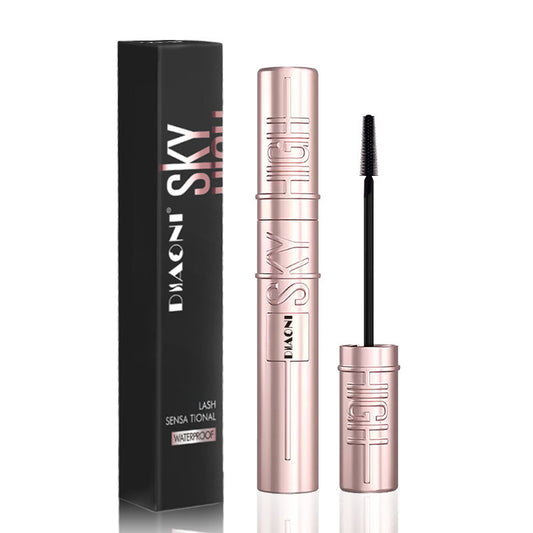 Sky-high Mascara Waterproof Thickening Slim Curling Silicone Brush Mascara