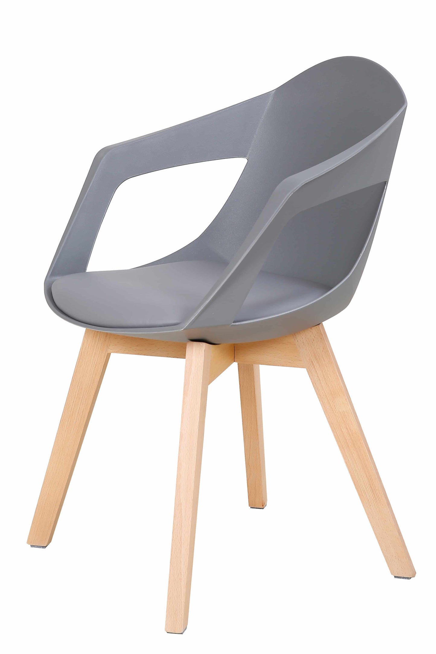 Stuhl Chandra 110 2er-Set Grau