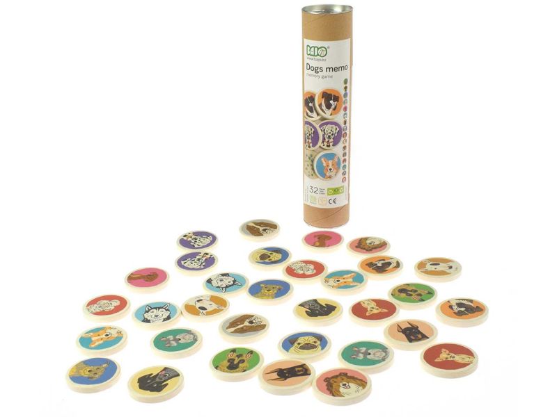BAJO Memospiel »Hunde«, 32-tlg.