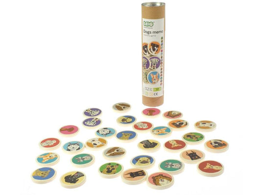 BAJO Memospiel »Hunde«, 32-tlg.
