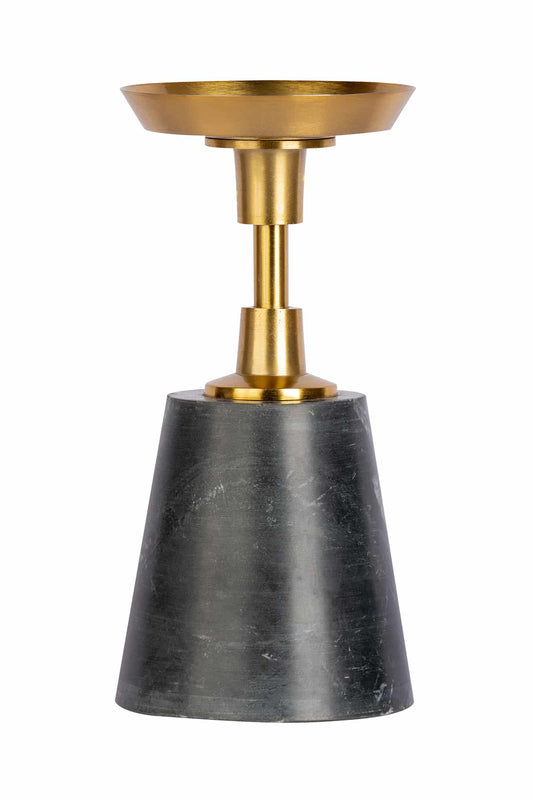 Kerzenhalter Fayya 125 Silber / Weiß