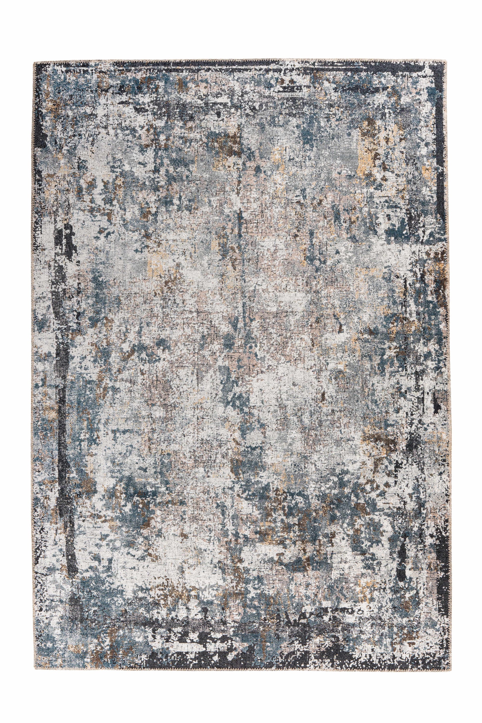 Faye 1225 Multi / Schwarz 75cm x 150cm