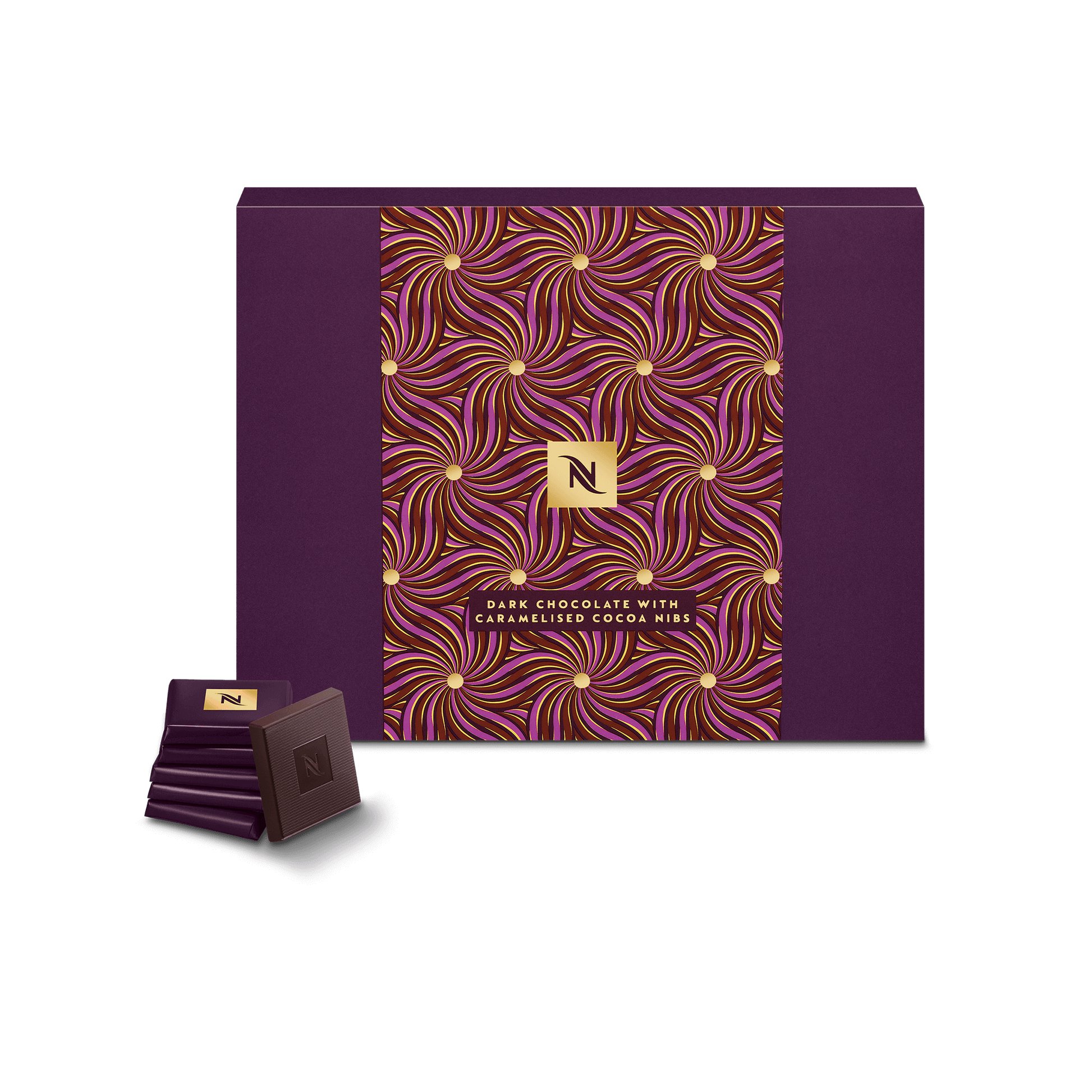 Nespresso Zartbitterschokolade mit Kakaonibs