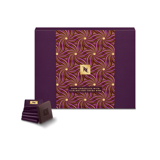 Nespresso Zartbitterschokolade mit Kakaonibs