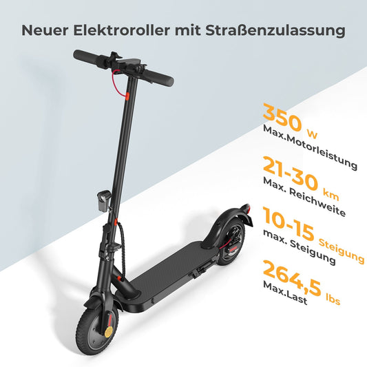 iScooter E9-Serie E-Scooter Mit Straßenzulassung (ABE,eKFV) - E9 Klassisch