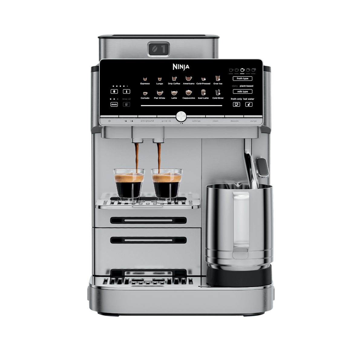 Ninja AutoBarista Pro Kaffeevollautomat in Silber | AE1051EU | von SharkNinja