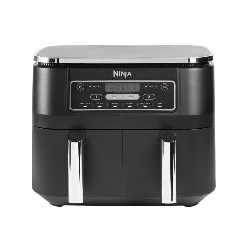 Ninja Heißluftfritteuse  7 6 Liter  Dual Zone  2 Garzonen  SYNC-Funktion  schwarz  AF300EU