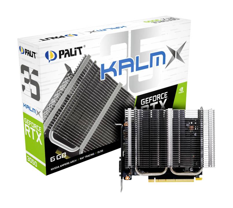Palit RTX3050 KalmX                6GB GDDR6 HDMI DVI DP