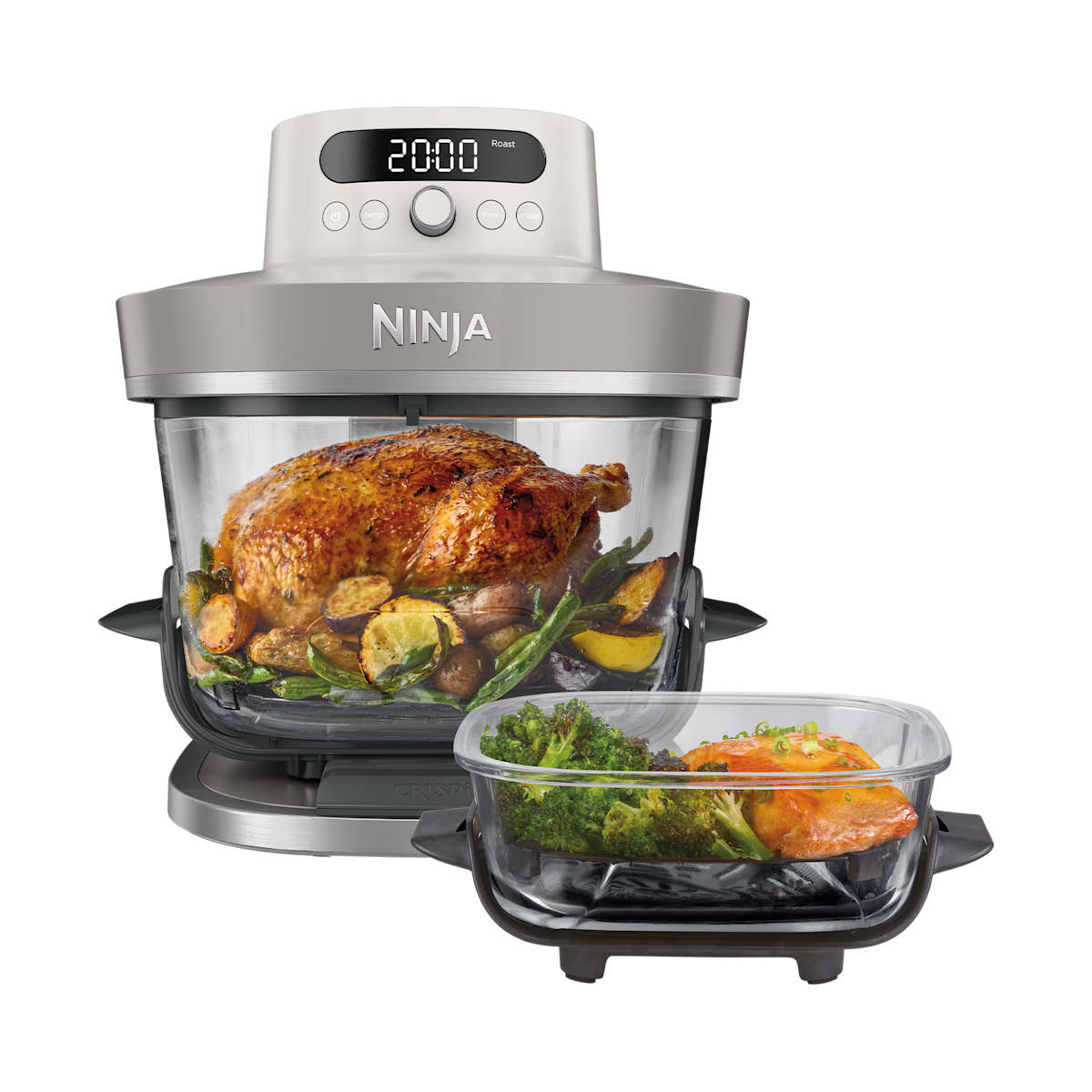 Ninja CRISPi PRO 7-in-1 Glas-Air-Fryer - Beige AS101EULG