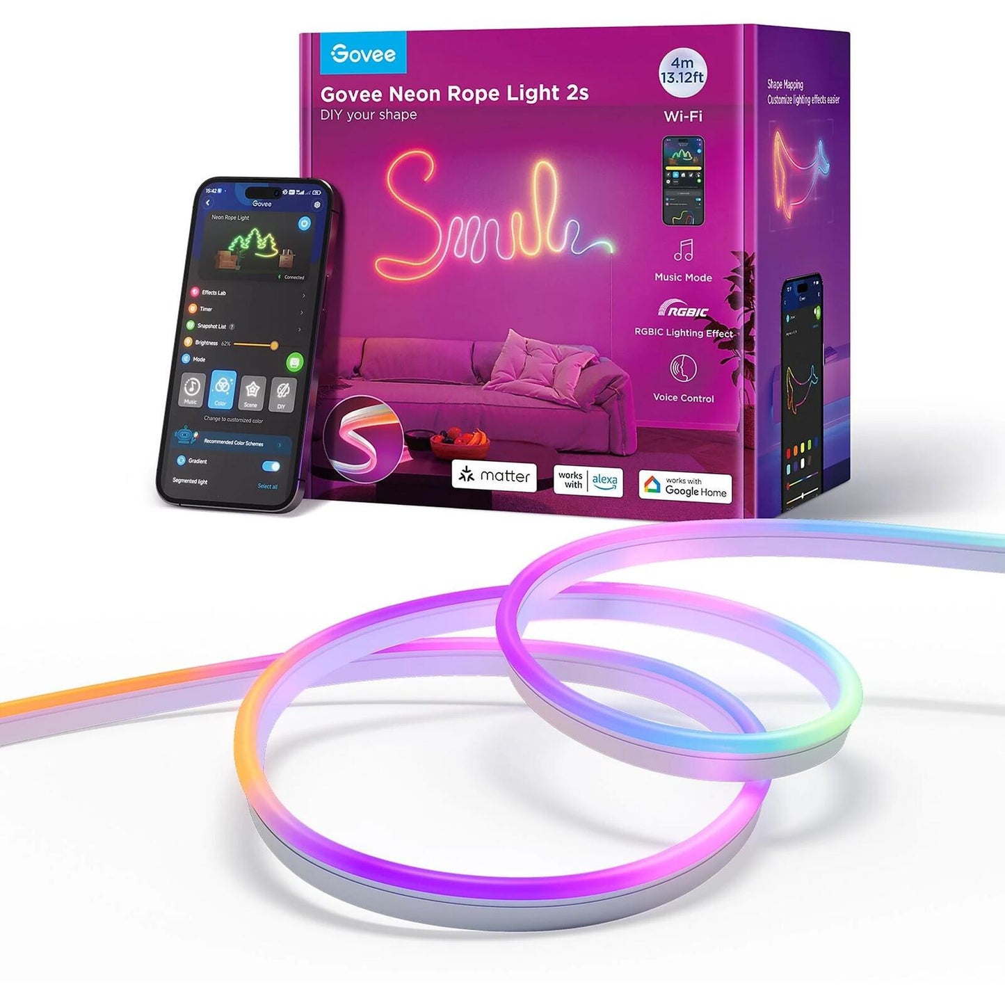 Govee RGBIC LED Neon Strip Light 4