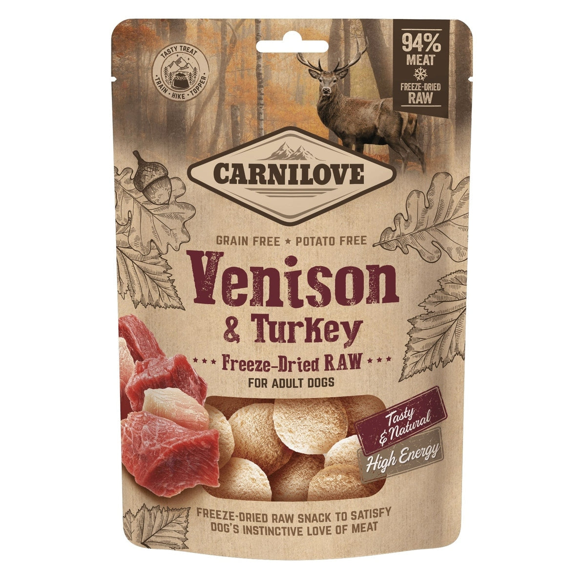 Carnilove Dog Raw Snacks Venison & Turkey