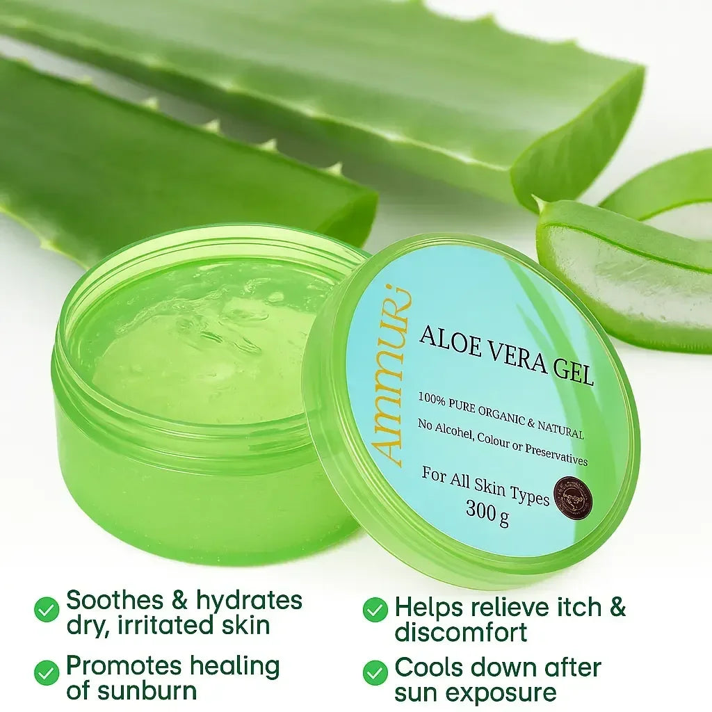 Ammuri Organic Aloe Vera Gel for All Skin Types