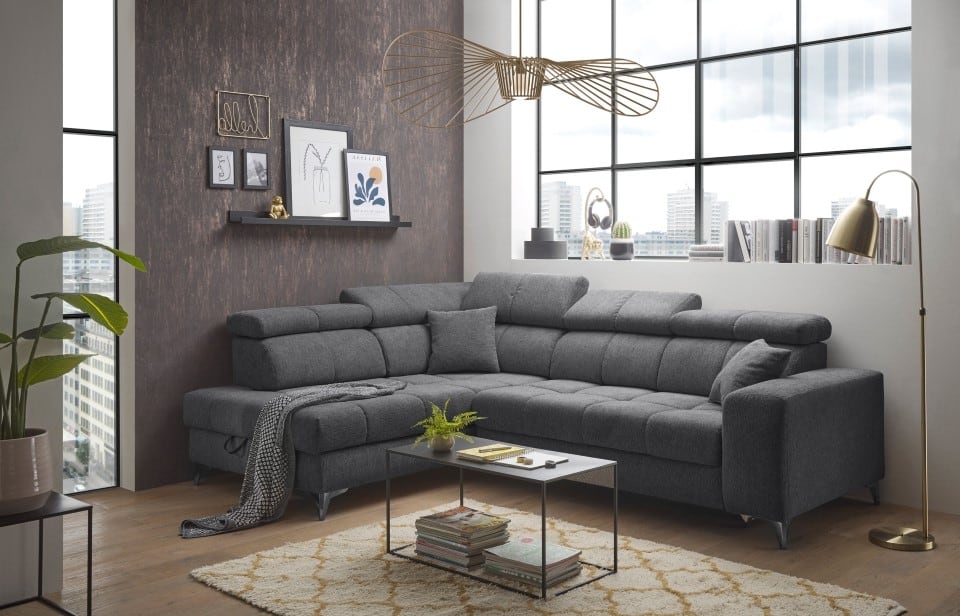 Ecksofa mit elektronischer Wallaway-Funktion - Sydney