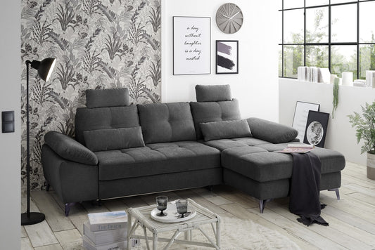 Luxuriöses Ecksofa Auckland mit Schlaffunktion und Bettkasten von Ed Exciting Design