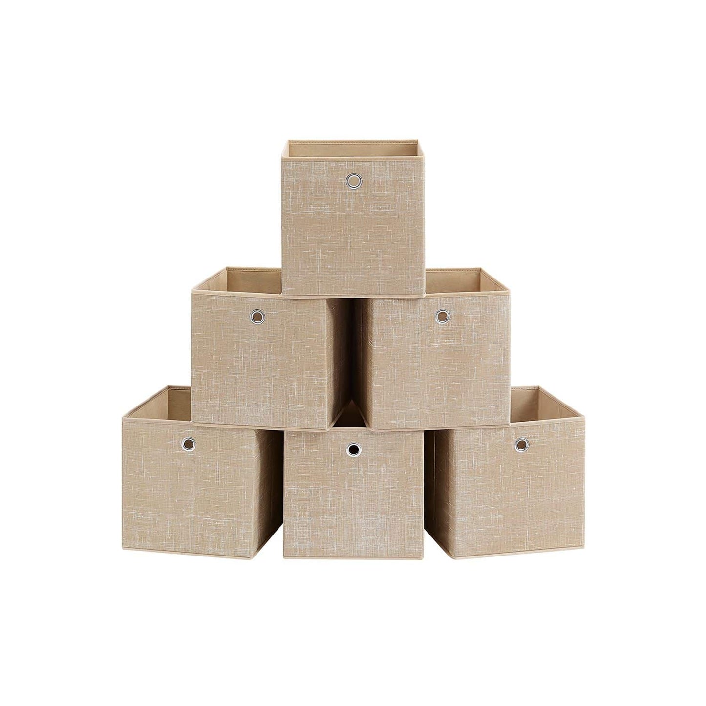 Aufbewahrungsbox 6er Set sandbeige