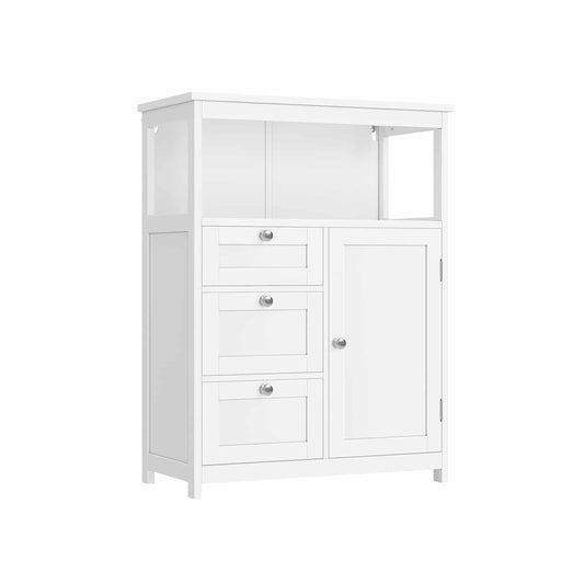 Badezimmerschrank 30 x 60 x 80 cm mit 3 Schubladen