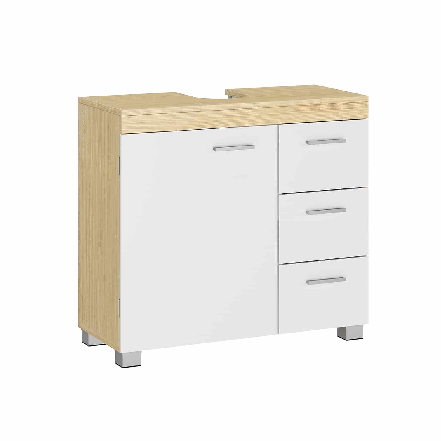 Waschbeckenunterschrank mit 3 großen Schubladen