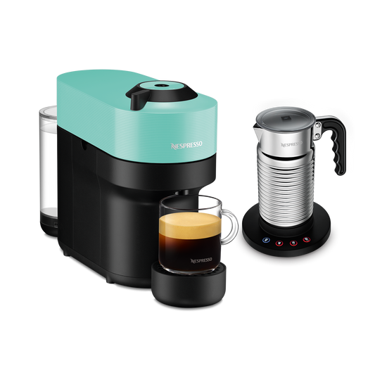 Nespresso Vertuo Pop Aqua & Aeroccino4 Vertuo Kaffeemaschine