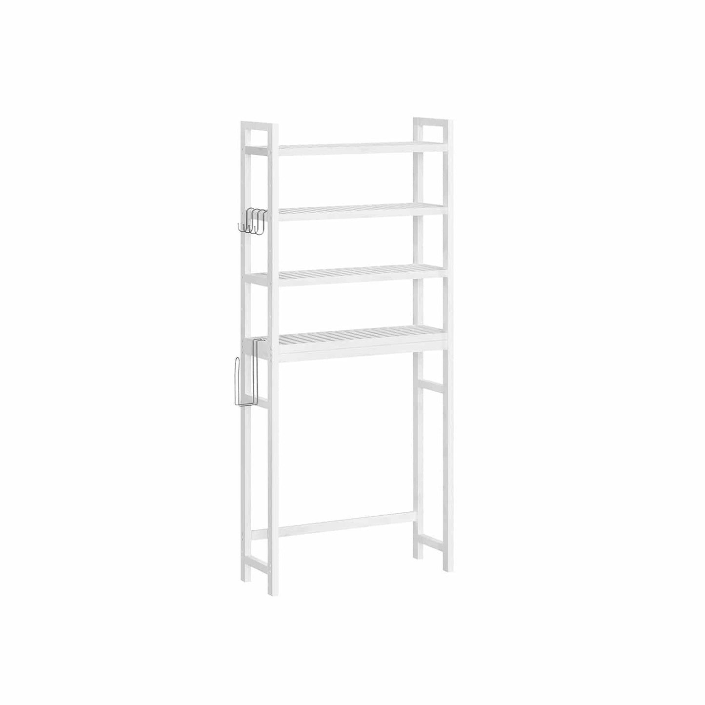 Toilettenregal mit verstellbaren Ablagen wolkenweiß