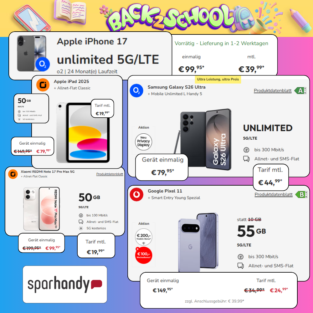 Sparhandy - Back2School