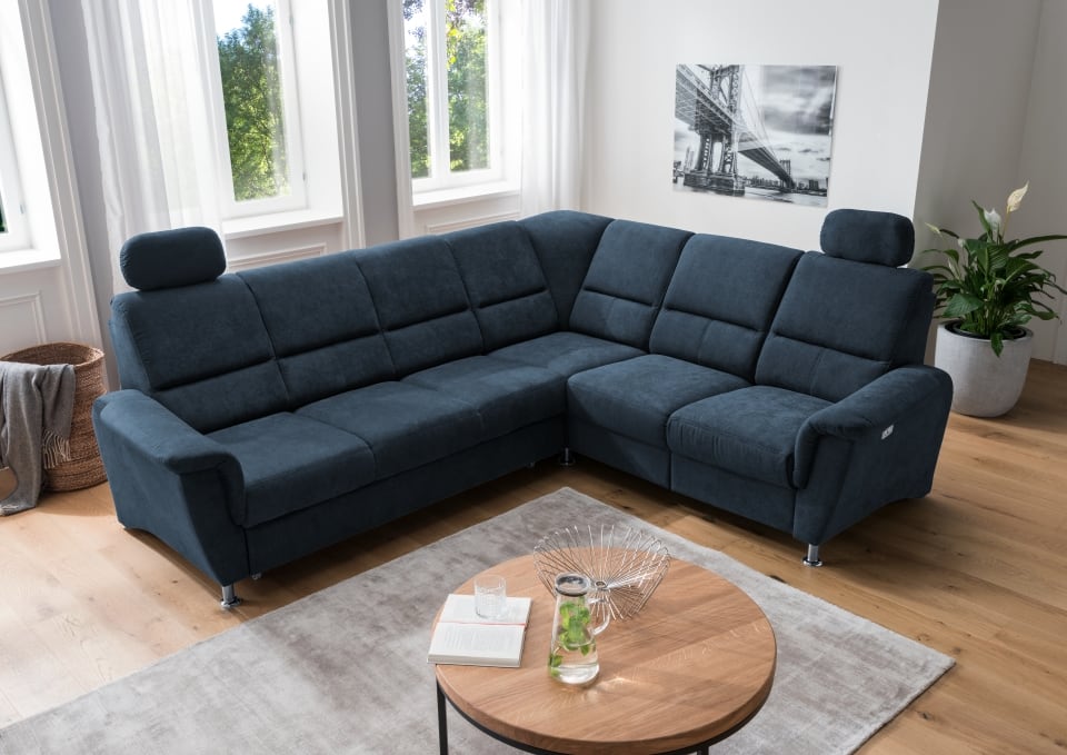 Ecksofa Parole von Benformato: Multifunktionaler Luxus mit Schlaffunktion und Relaxfunktion für Ihr Zuhause