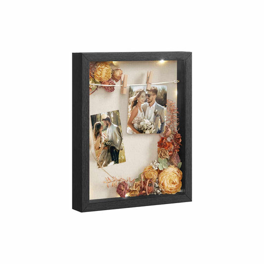 Bilderrahmen DIY Geschenkidee schwarz