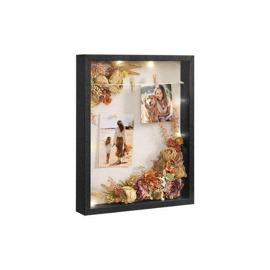 Bilderrahmen Glas Geschenkidee schwarz