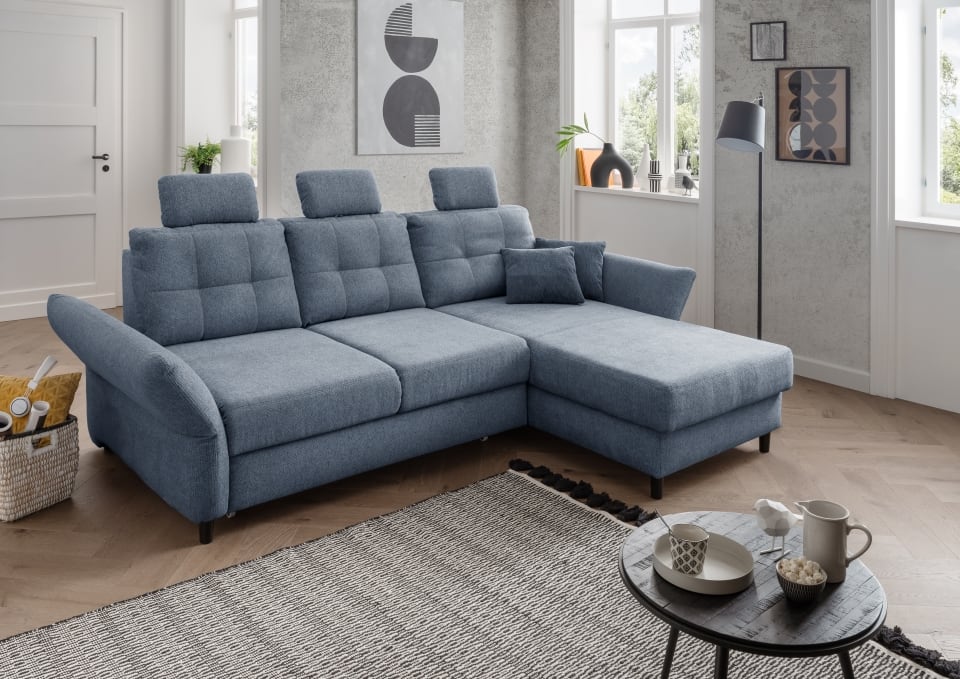 Luxus-Sofa Brizzini von Benformato mit Schlaffunktion &amp; Bettkasten